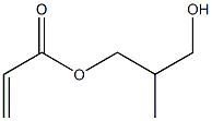 Acrylic acid 2-methyl-3-hydroxypropyl ester Struktur