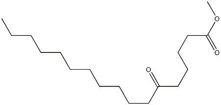 6-オキソヘプタデカン酸メチル 化學(xué)構(gòu)造式