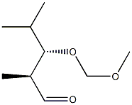 (2S,3S)-2,4-Dimethyl-3-methoxymethoxypentanal Struktur