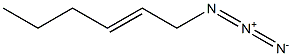 (E)-1-Azido-2-hexene Struktur