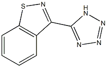 3-(1H-Tetrazol-5-yl)-1,2-benzisothiazole Struktur