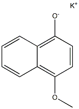 Potassium 4-methoxynaphthalene-1-olate Struktur