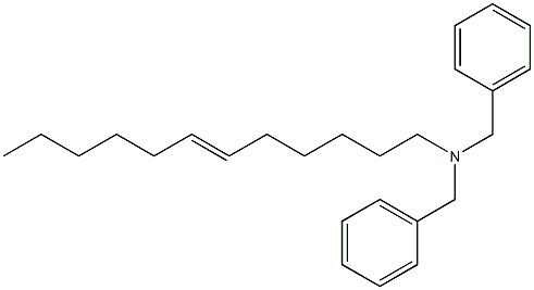 (6-Dodecenyl)dibenzylamine Struktur