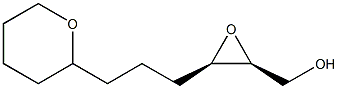 (2S,3R)-3-[3-[(Tetrahydro-2H-pyran)-2-yl]propyl]oxirane-2-methanol Struktur