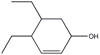 4,5-Diethyl-2-cyclohexen-1-ol Struktur