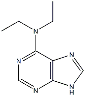 N,N-Diethyl-9H-purin-6-amine Struktur