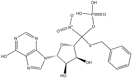 Nitrobenzylthioinosine 5'-phosphate Struktur