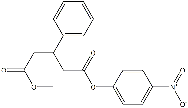 3-Phenylglutaric acid 1-(4-nitrophenyl)5-methyl ester Struktur