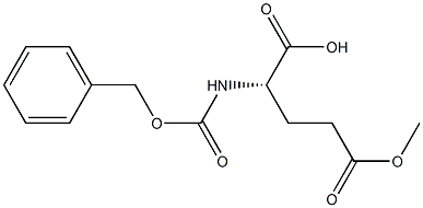 N-(Benzyloxycarbonyl)glutamic acid 5-methyl ester Struktur