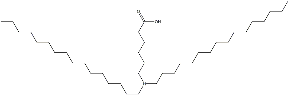 6-(Dihexadecylamino)hexanoic acid Struktur