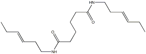 N,N'-Di(3-hexenyl)adipamide Struktur