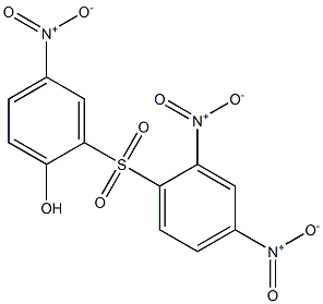 4-Nitro-2-[(2,4-dinitrophenyl)sulfonyl]phenol Struktur