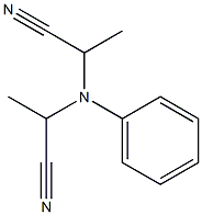 N,N-Di(1-cyanoethyl)aniline Struktur