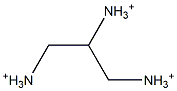 Propane-1,2,3-triaminium Struktur