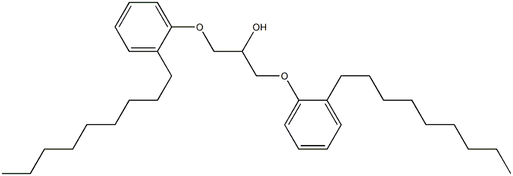 1,3-Bis(2-nonylphenoxy)-2-propanol Struktur