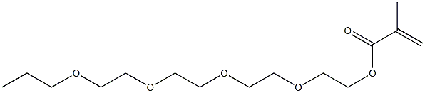 Methacrylic acid 2-[2-[2-(2-propoxyethoxy)ethoxy]ethoxy]ethyl ester Struktur