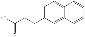 3-(2-Naphtyl)propanoic acid Struktur