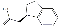 (R)-1-Indaneacetic acid Struktur