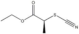 [S,(+)]-2-Thiocyanatopropionic acid ethyl ester Struktur