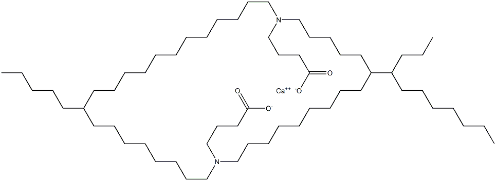 Bis[4-(ditetradecylamino)butyric acid]calcium salt Struktur