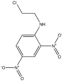 N-(2-Chloroethyl)-2,4-dinitroaniline Struktur