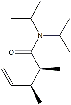 (2S,3S)-N,N-Diisopropyl-2,3-dimethyl-4-pentenamide Struktur