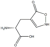 (R)-3-[(2,5-Dihydro-5-oxoisoxazol)-4-yl]-2-aminopropanoic acid Struktur