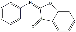 2-Phenyliminobenzofuran-3(2H)-one Struktur