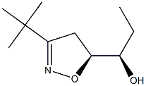 (5S)-5-[(1R)-1-Hydroxypropyl]-3-tert-butyl-2-isoxazoline Struktur