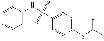 4'-(4-Pyridinylsulfamoyl)acetanilide Struktur