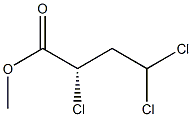 (S)-2,4,4-Trichlorobutanoic acid methyl ester Struktur