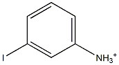 3-Iodoanilinium Struktur