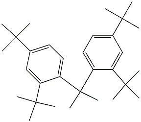 2,2-Bis(2,4-di-tert-butylphenyl)propane Struktur