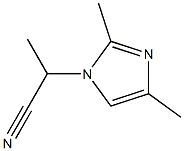 1-(1-Cyanoethyl)-2,4-dimethyl-1H-imidazole Struktur