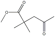 2,2-Dimethyl-4-oxopentanoic acid methyl ester Struktur