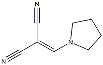 (Pyrrolidine-1-yl)methylenemalononitrile Struktur