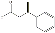 3-Phenyl-3-butenoic acid methyl ester Struktur