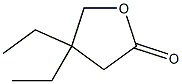 4,4-Diethyl-4,5-dihydro-2(3H)-furanone Struktur