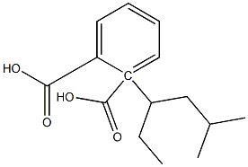 (-)-Phthalic acid hydrogen 1-[(R)-1-isobutylpropyl] ester Struktur