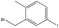 2-Methyl-5-iodobenzyl bromide Struktur