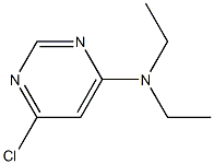 N-(6-Chloro-4-pyrimidinyl)-N,N-diethylamine Struktur