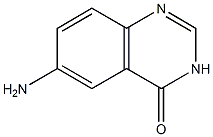 6-aminoquinazolin-4(3H)-one
 Struktur