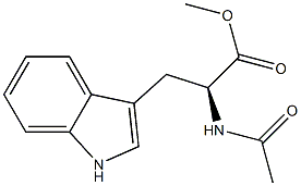 N-acetyl-L-tryptophan methyl ester Struktur