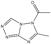 5H-s-Triazolo[4,3-b]-s-triazole, 5-acetyl-6-methyl- (7CI) Struktur