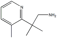 2-Methyl-2-(3-methylpyridin-2-yl)propan-1-amine Struktur