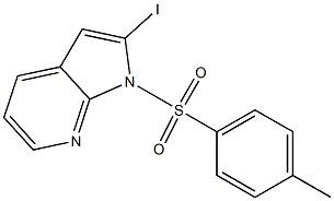 2-iodo-1-tosyl-1H-pyrrolo[2,3-b]pyridine Struktur