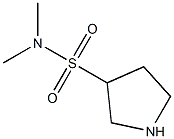 N,N-dimethylpyrrolidine-3-sulfonamide Struktur