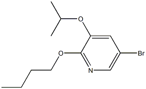 5-broMo-2-butoxy-3-isopropoxypyridine Struktur