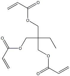 Trimethylolpropane triacrylate Struktur