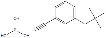 Neopentyl 3-cyanobenzeneborate Struktur